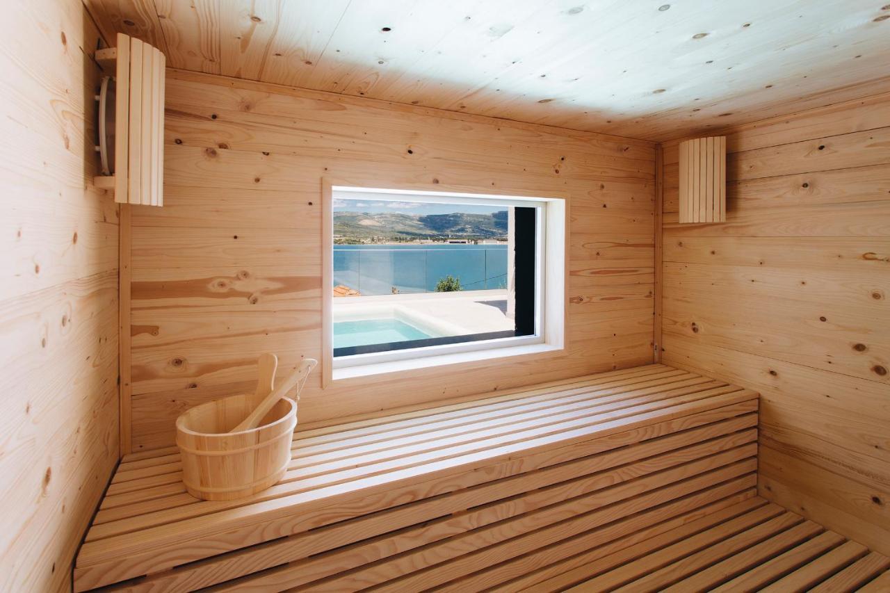 Villa Magna - Seaside Villa With Pool And Sauna Trogir Exterior photo